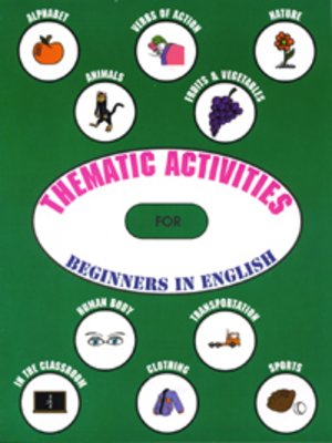 cover image of Thematic Activities For Beginners In English